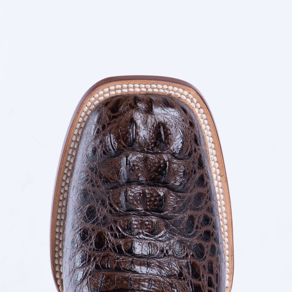 TANNER MARK MEN'S Croc Hornback Brown Print Western Boots - Rancho Sementalvariable