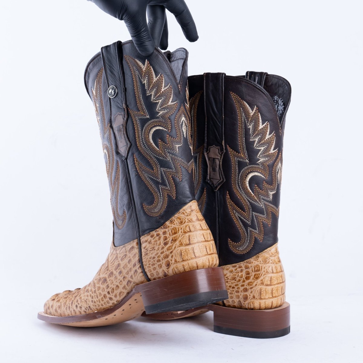 TANNER MARK MEN'S Croc Hornback Orix Western Boots - Rancho Sementalvariable