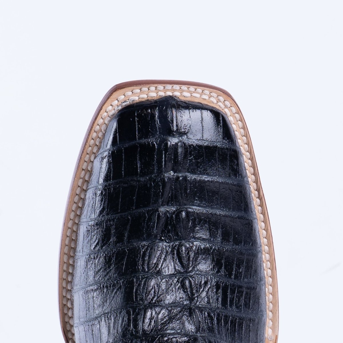 TANNER MARK MEN'S Croc Tail Black Print Western Boots - Rancho Sementalvariable