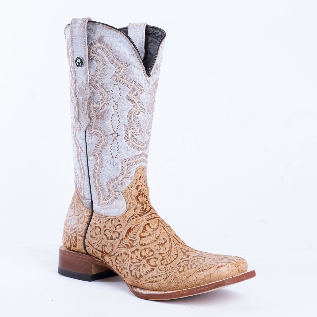 TANNER MARK MEN’S HandTooled Orix Print Western Boots - Rancho Sementalvariable