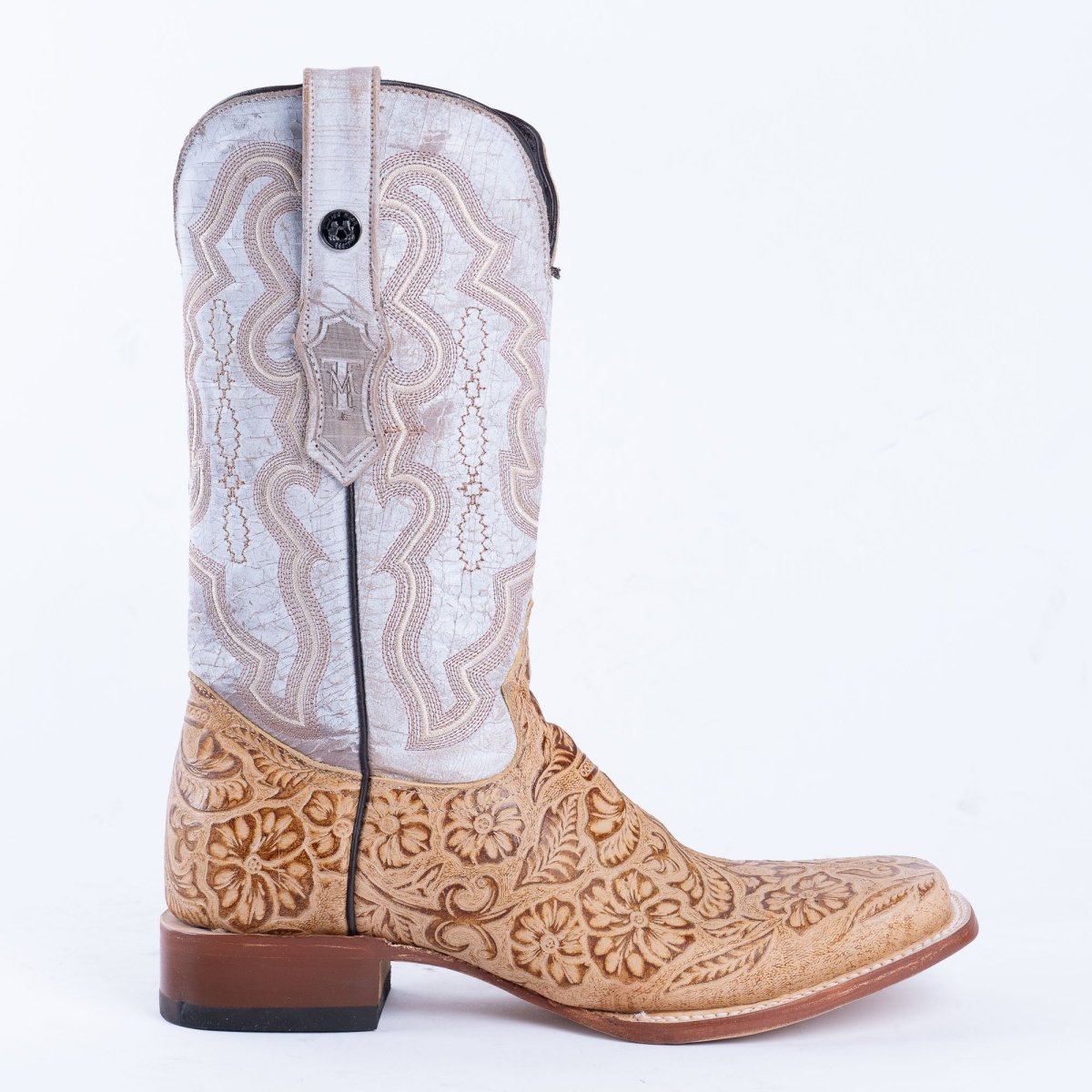 TANNER MARK MEN’S HandTooled Orix Print Western Boots - Rancho Sementalvariable