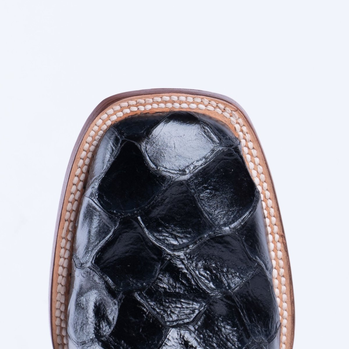 TANNER MARK MEN’S Monster Fish Black Print Western Boots - Rancho Sementalvariable