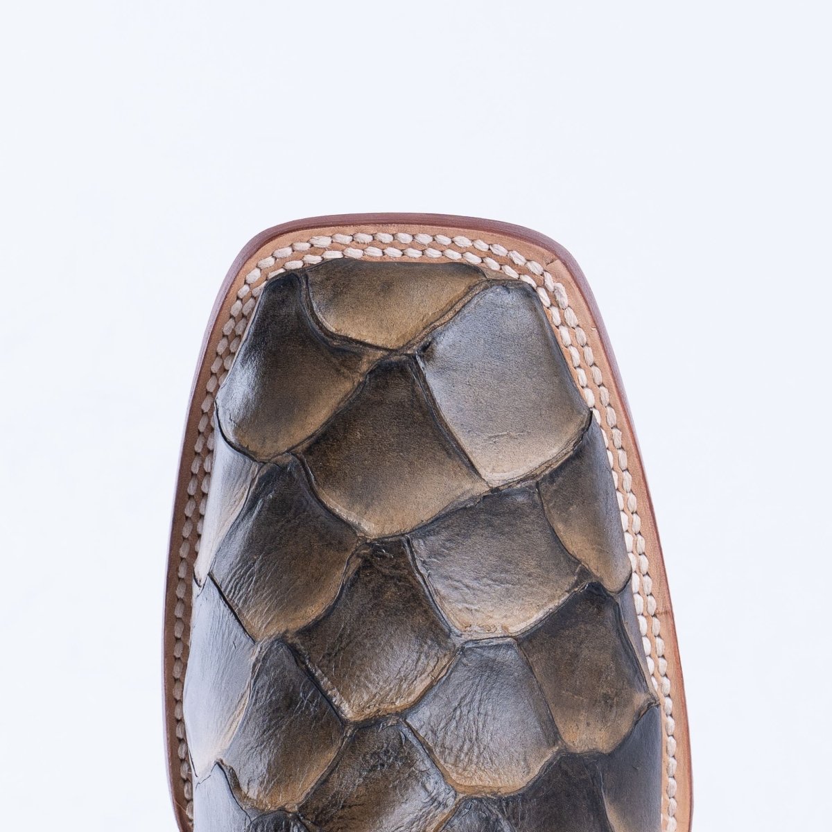 TANNER MARK MEN'S Print Monster Fish Orix & Black Cowboy Boots - Rancho Sementalvariable