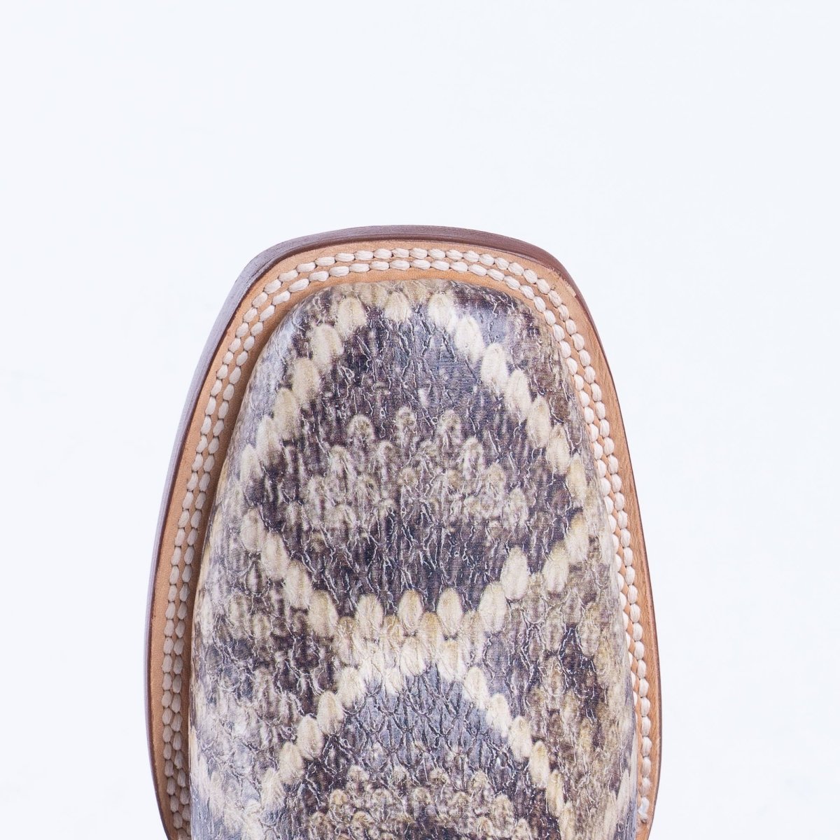 TANNER MARK MEN'S Rattle Snake Natural Print Western Boots - Rancho Sementalvariable